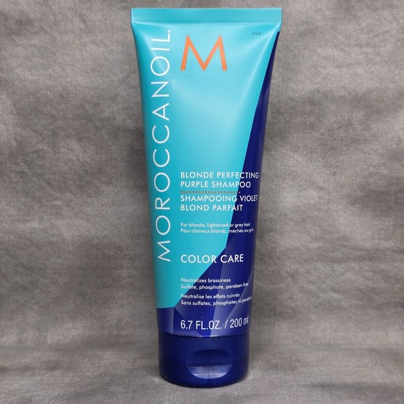 MOROCCANOIL  Blonde‎ Perfecting Purple Shampoo 6.7 fl oz NEW & SEALED - Picture 1 of 2